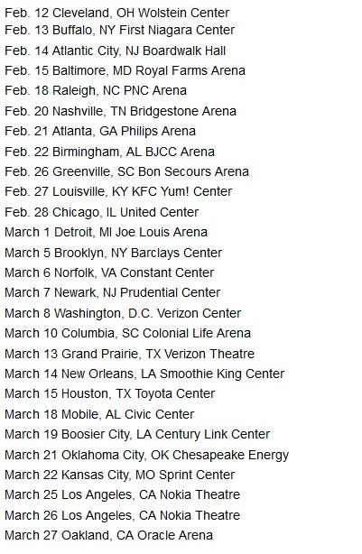 charlie tour dates