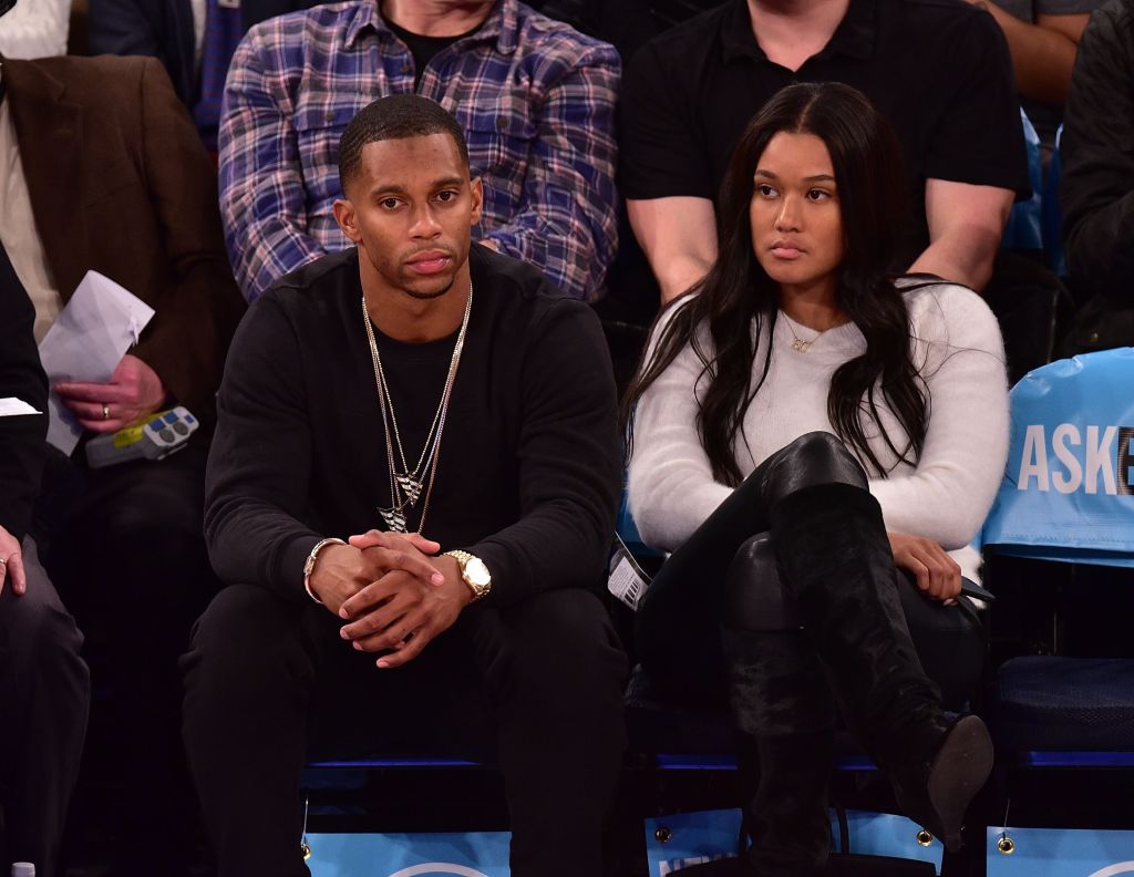 Celebrities Attend Golden State Warriors Vs New York Knicks Game - February 07, 2015