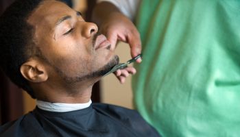 African American Barber Shop Trim