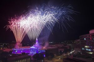 Fourth of July Fireworks in Denver 2014