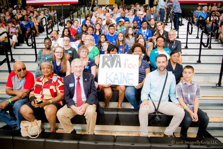 Tim Kaine Campaign Rally