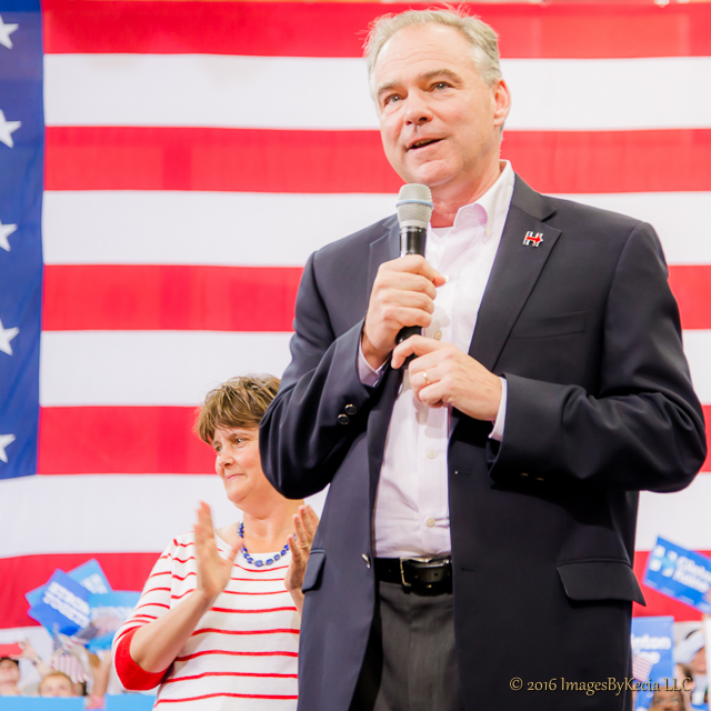 Tim Kaine Campaign Rally