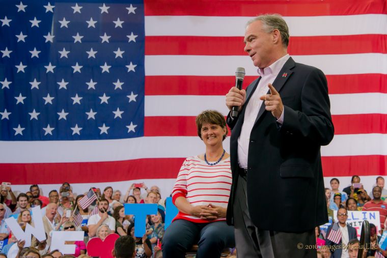 Tim Kaine Campaign Rally