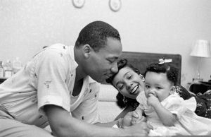 King At Home With His Family