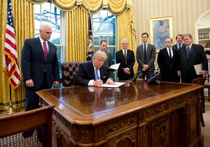 President Donald Trump Signs Executive Orders