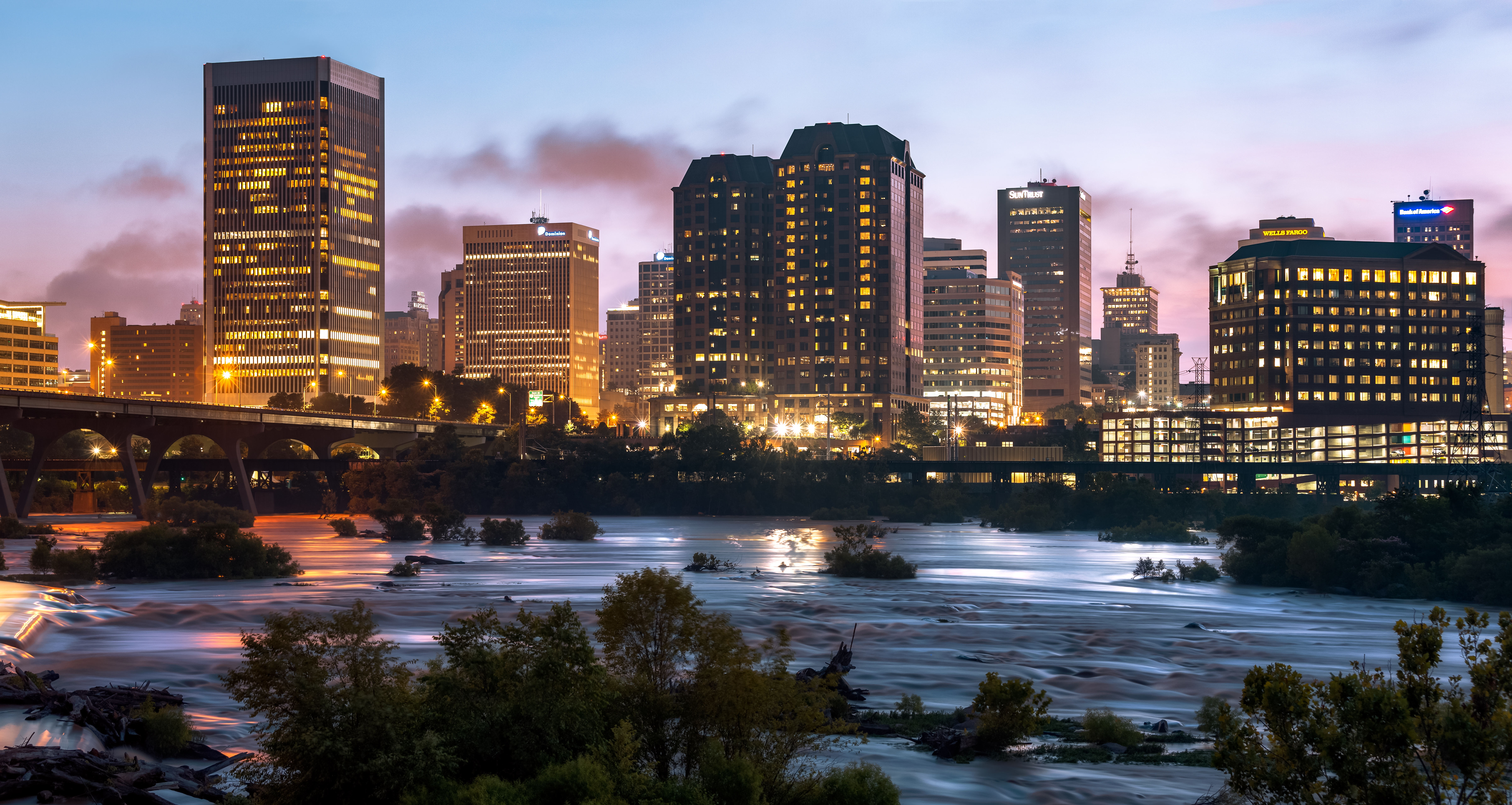 Skyline, Richmond, Virginia, America