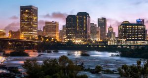 Skyline, Richmond, Virginia, America