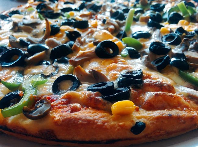 Close-Up Of Pizza