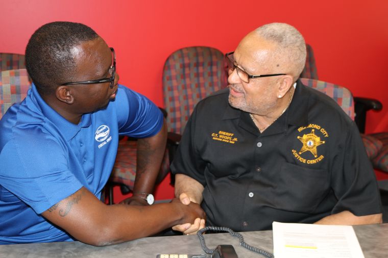 Mayor Levar Stoney Drops By To Help "Send A Kid To Camp"