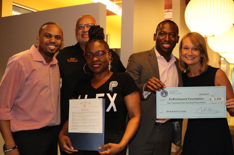 Mayor Levar Stoney Drops By To Help “Send A Kid To Camp”