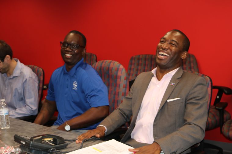 Mayor Levar Stoney Drops By To Help "Send A Kid To Camp"