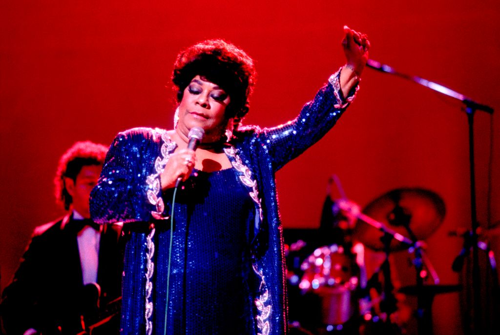 Ruth Brown Performs On Stage