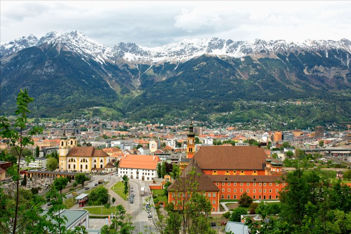 View over Innsbruck, Austria