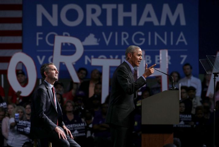 Barack Obama Campaigns With Democratic Gubernatorial Candidate Ralph Northam