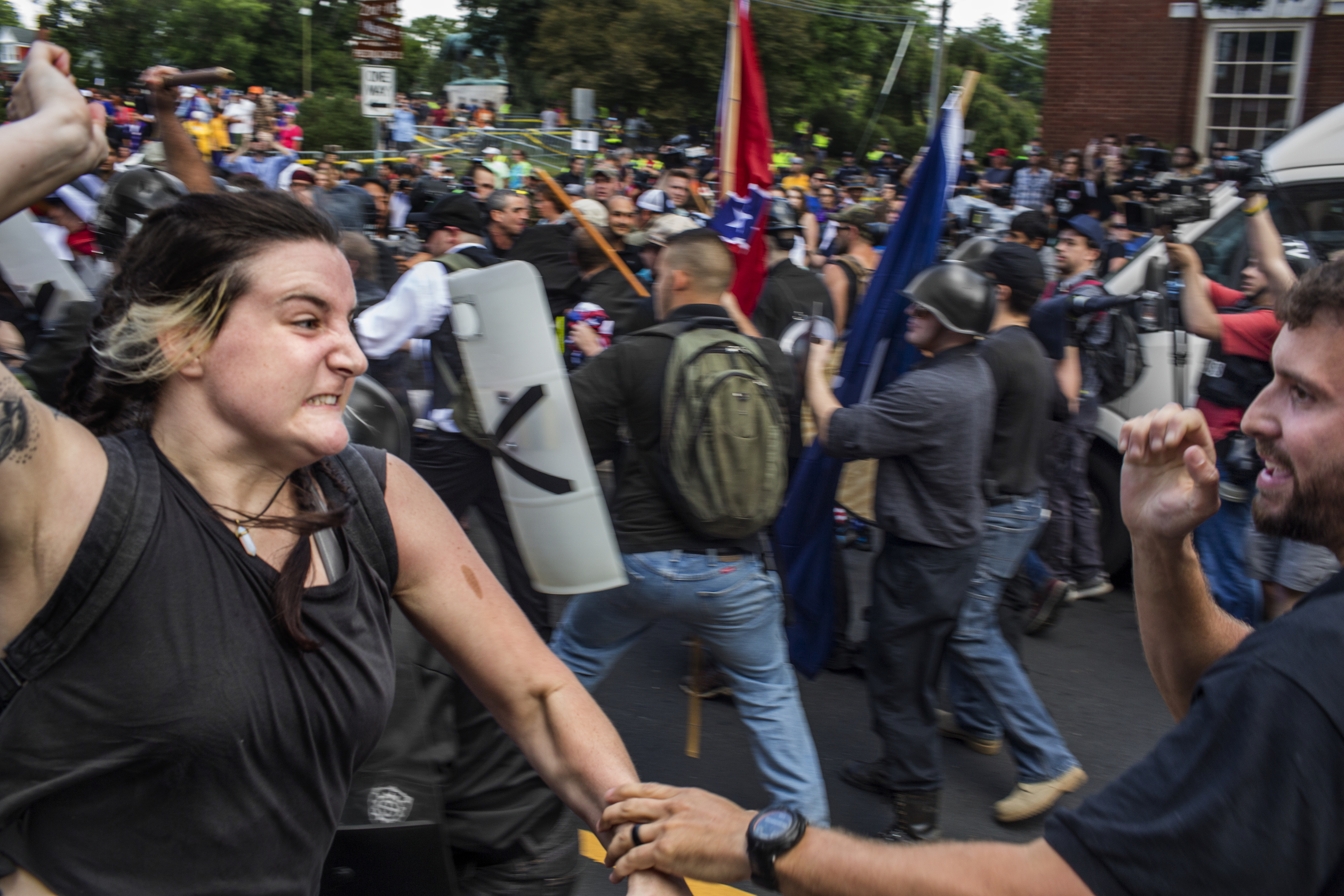 Violent Clashes Erupt at 'Unite the Right' Rally in Charlottesville