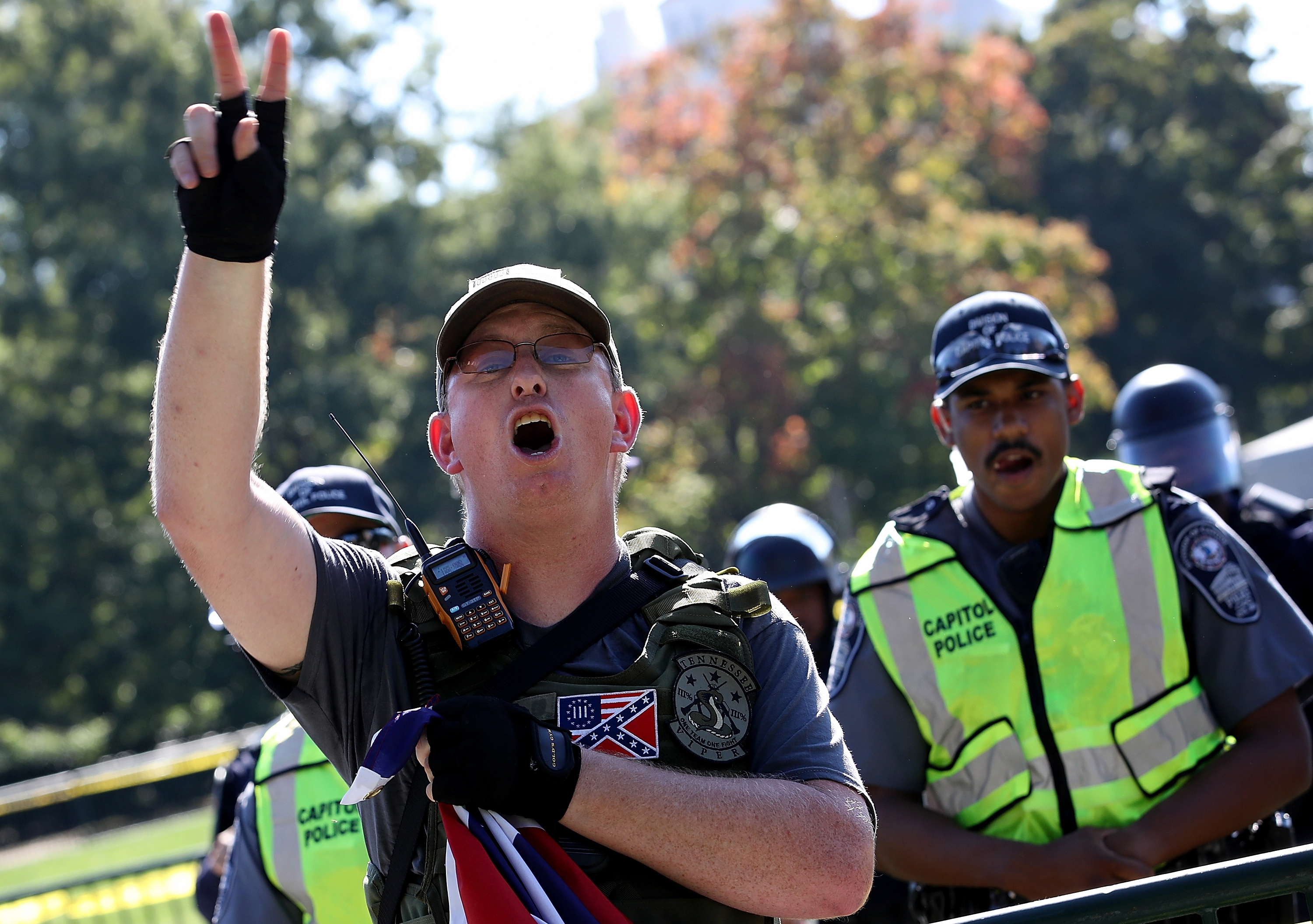 Rally Held In Richmond In Favor Of Keeping The Robert E Lee Monument Standing
