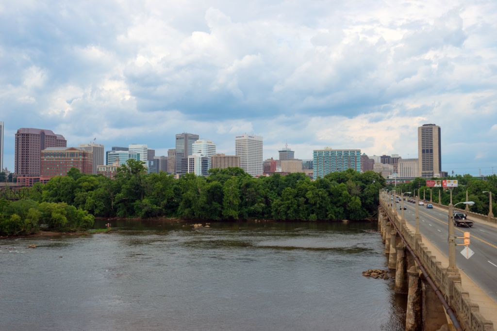 Skyline in Richmond, Virginia