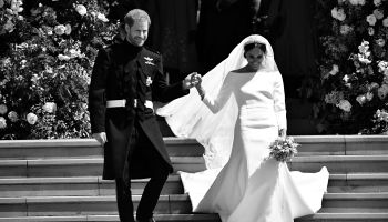 BRITAIN-US-ROYALS-WEDDING-CEREMONY-BLACK AND WHITE