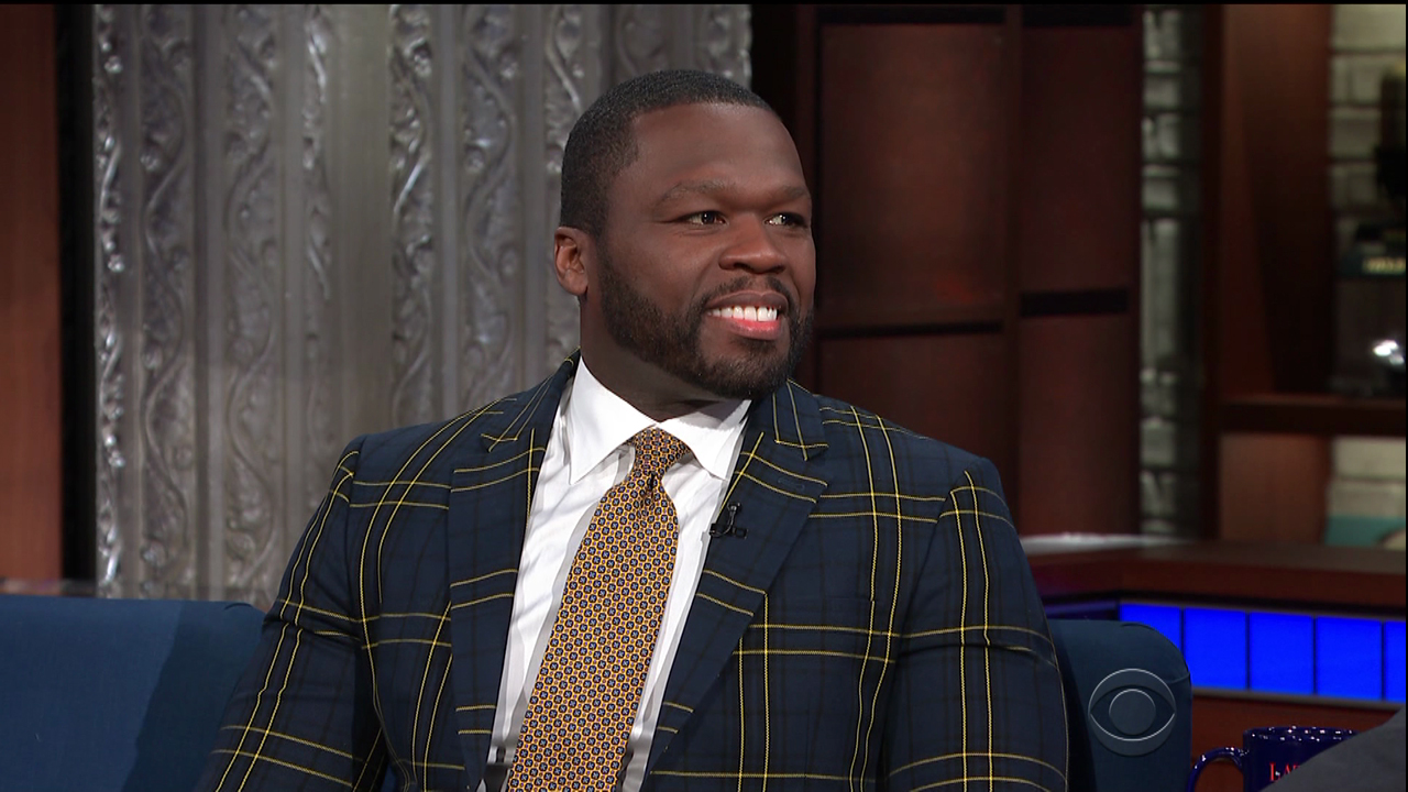 Curtis "50 Cent" Jackson during an appearance on CBS' 'The Late Show with Stephen Colbert.'