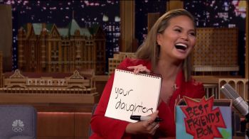 Chrissy Teigen during an appearance on NBC's 'The Tonight Show Starring Jimmy Fallon.'