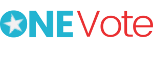One Vote 2018 Logo Header