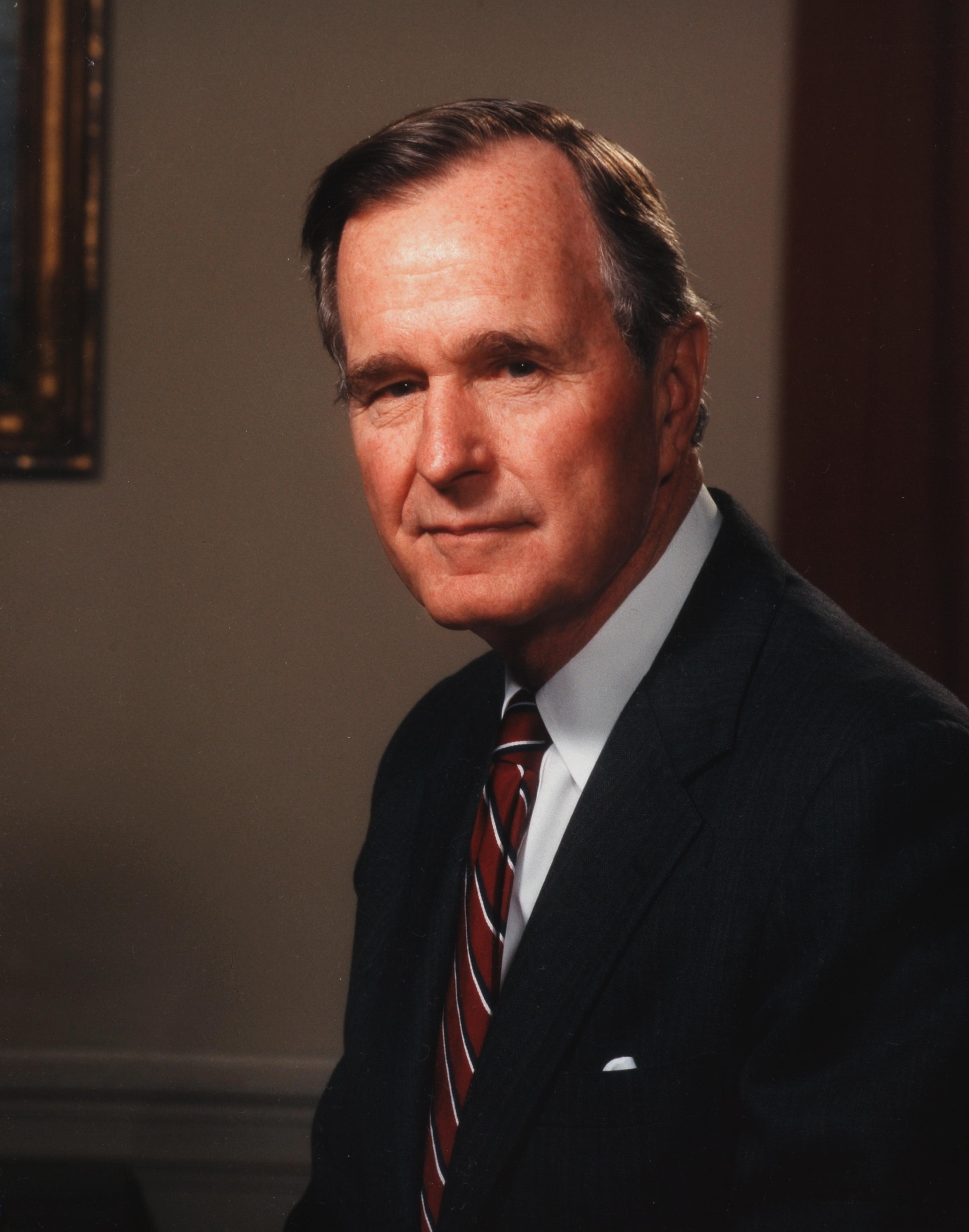 Portrait Of President George Herbert Walker Bush