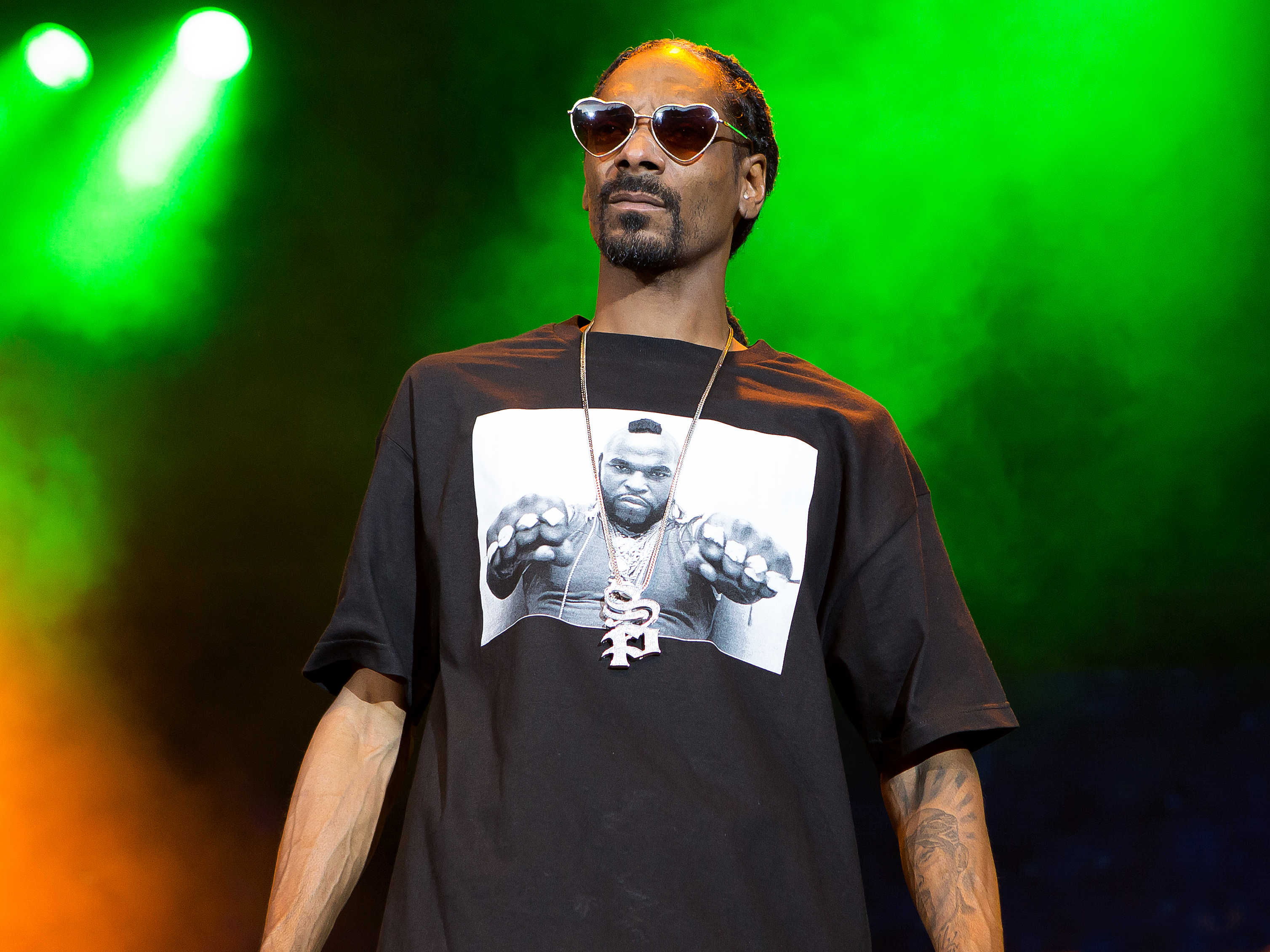 Snoop Dogg performs live