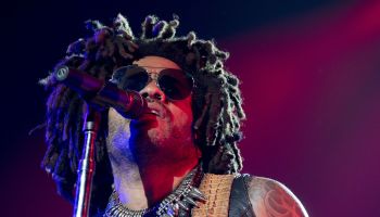 Lenny Kravitz performs at the WiZink Center