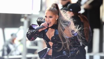 Jennifer Lopez performs on the Today Show