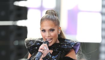 Jennifer Lopez performs on the Today Show