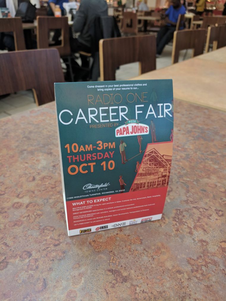 Radio One Career Fair presented by Papa John's