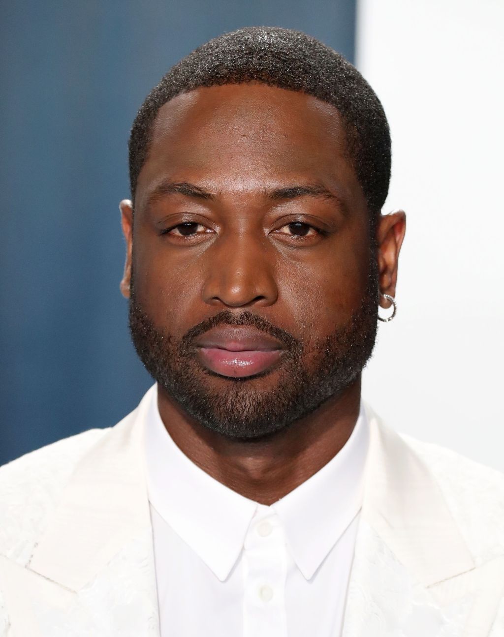 Dwyane Wade arrives at the 2020 Vanity Fair Oscar Party held at the Wallis Annenberg Center for the...