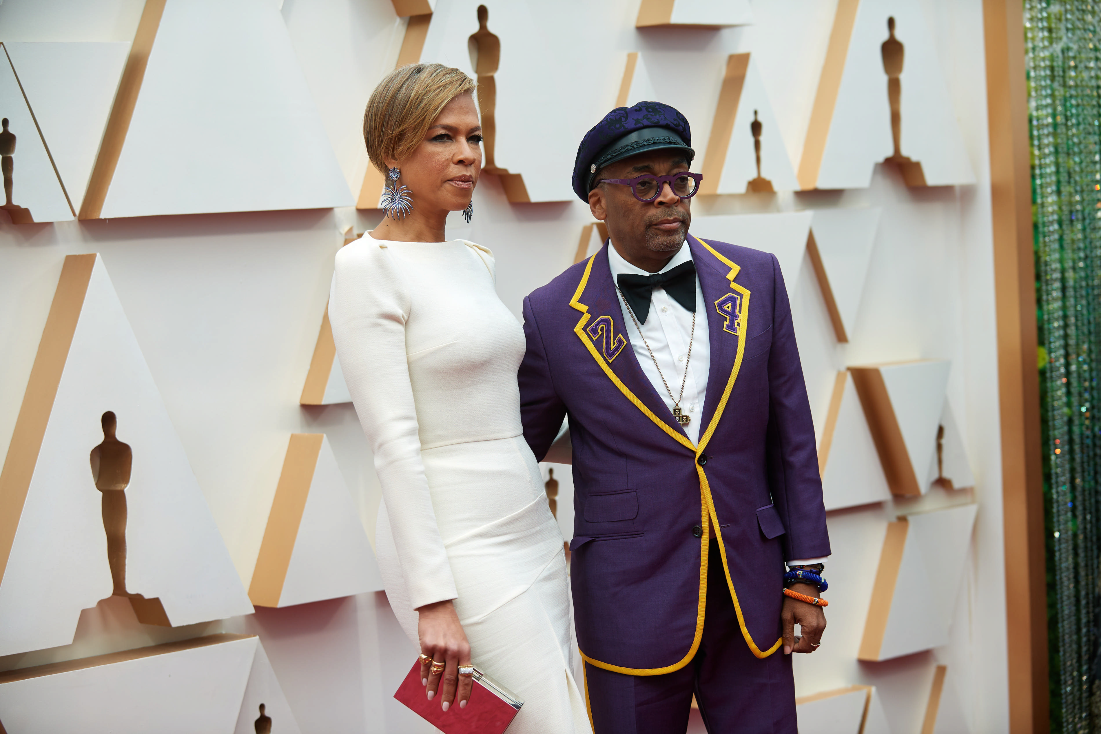 Tonya Lewis Lee and Spike Lee arrive on the red carpet of The 92nd Oscars¬Æ at the Dolby¬Æ Theat...