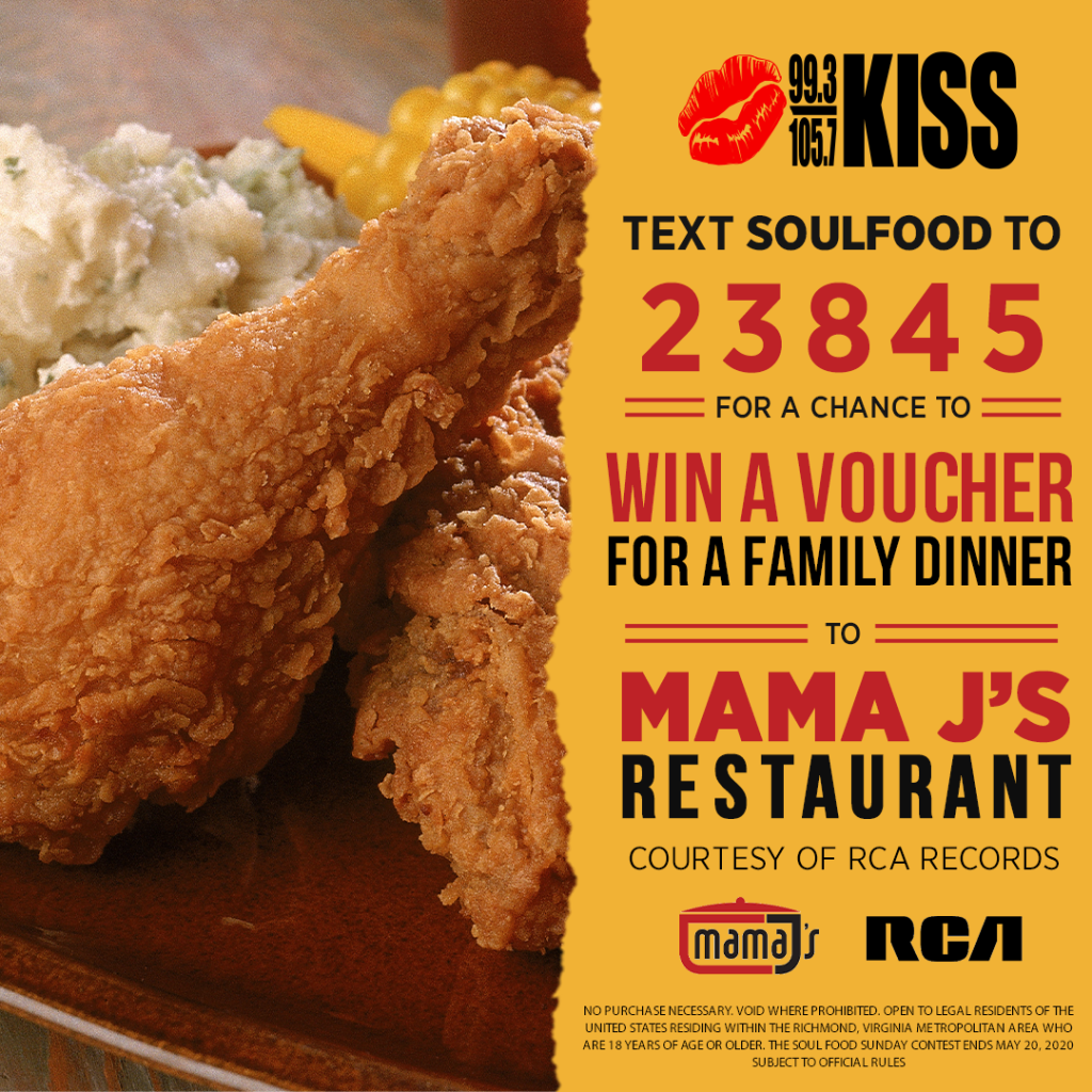 Soul Food Sundays Text To Win Contest