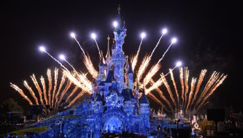 Celebrities enjoy festive fun with their families at the launch of Enchanted Christmas Season at Disneyland Paris