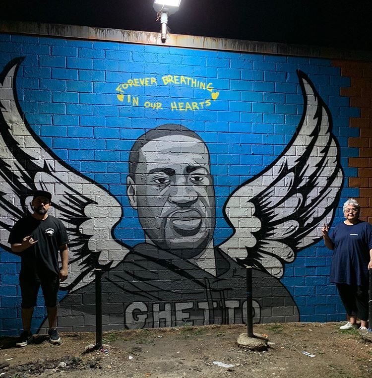 George Floyd Mural Houston