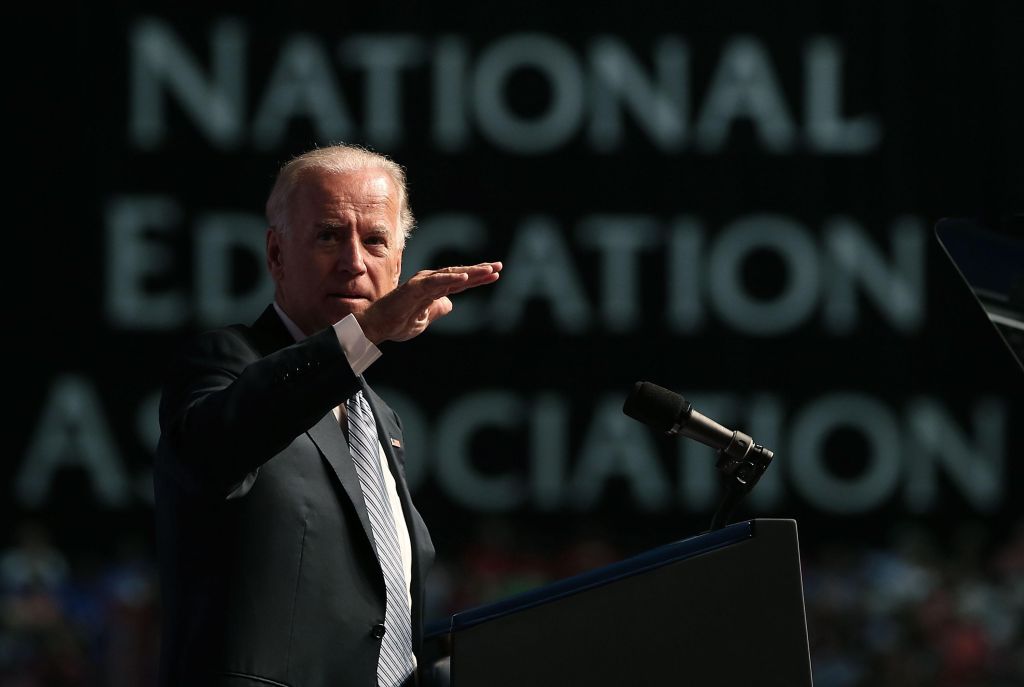 VP Biden And Jill Biden Address National Education Association Annual Mtg