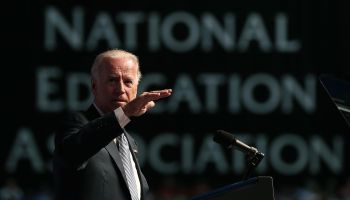 VP Biden And Jill Biden Address National Education Association Annual Mtg
