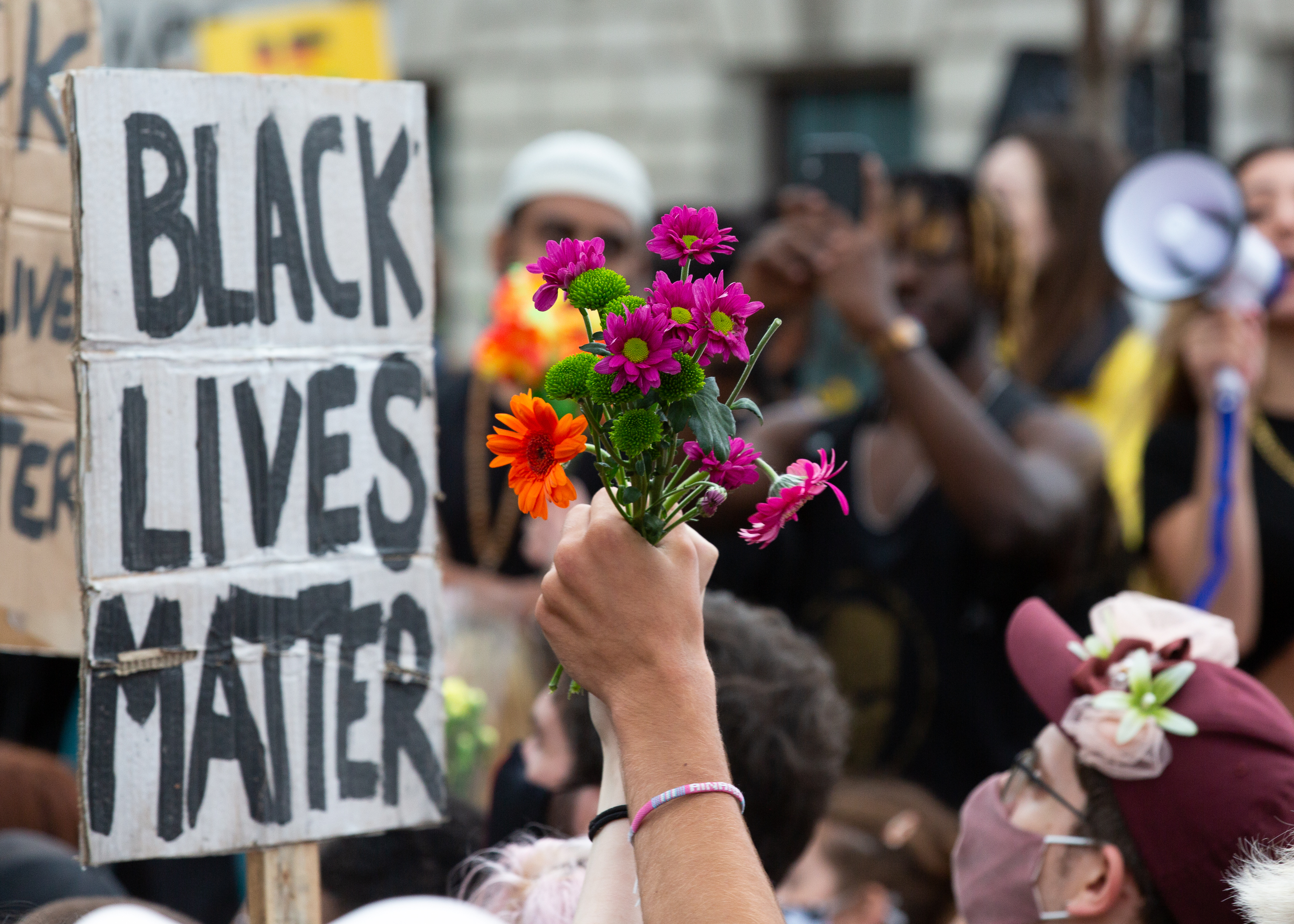 Large crowds march through London in support of ‘Black Trans Lives Matter’