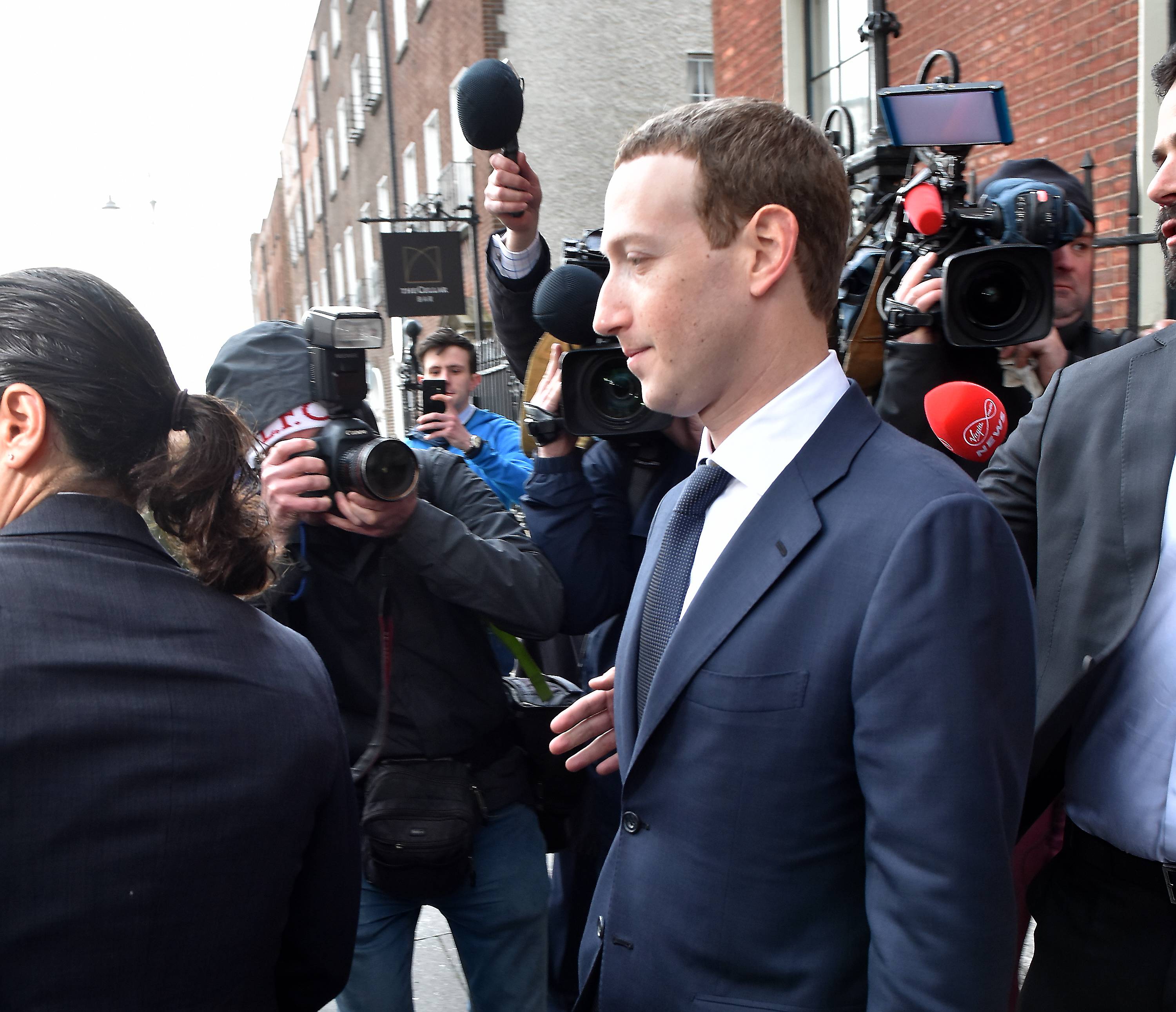 Mark Zuckerberg meets with Irish Ministers at The Merrion Hotel