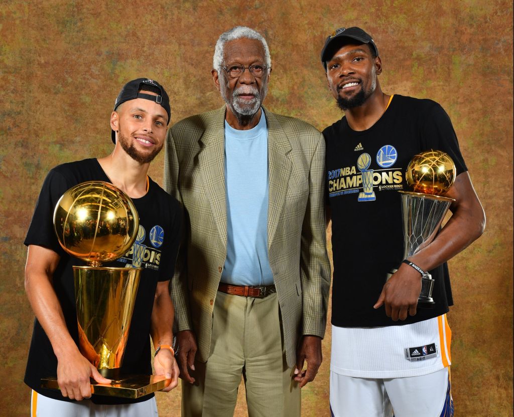 bill russell trophies