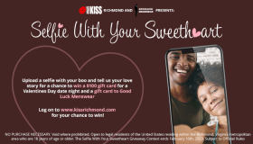 Local: Selfie with Your Sweet Heart Contest Graphics_RD Richmond WKJS_January 2023