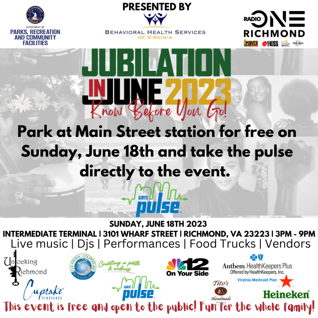 Know before you go, street parking will not be allowed at Jubilation in June