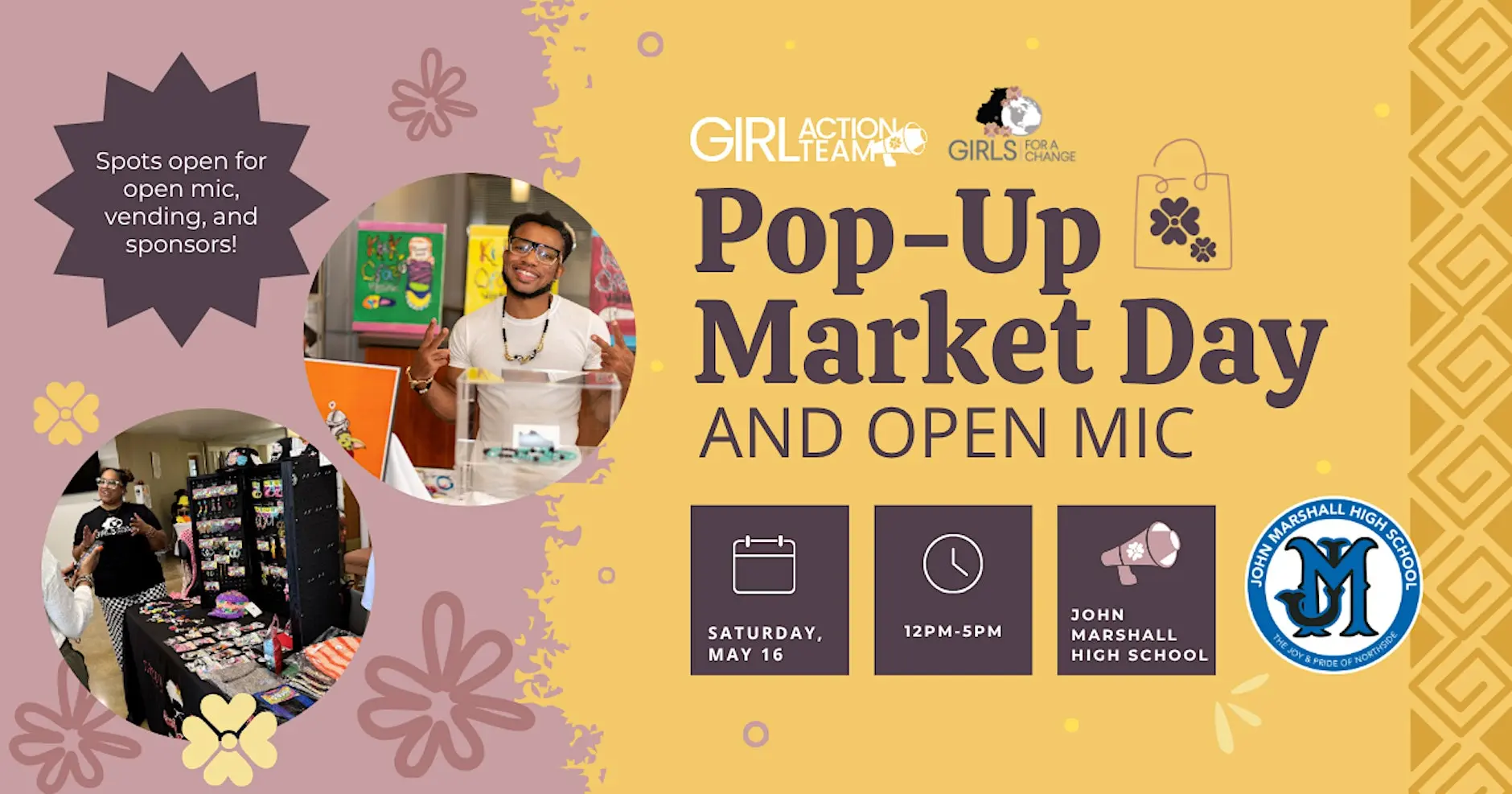 Her Journey Home: Pop-Up Market Day & Open Mic